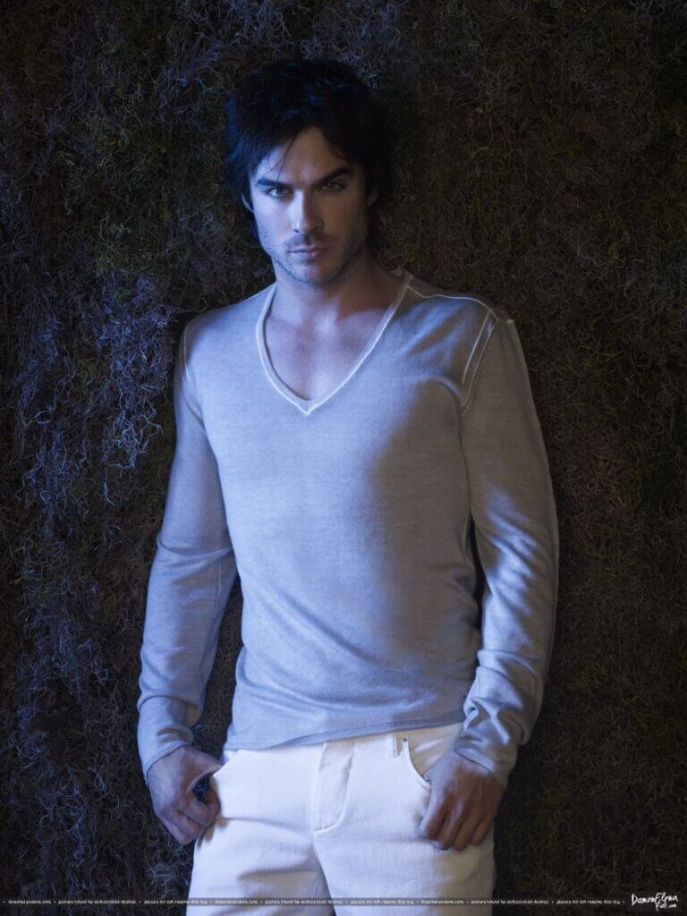 Ian Somerhalder Wallpaper - Damon Salvatore Wallpaper - Vampire Diaries - Attractive Body Language For Men