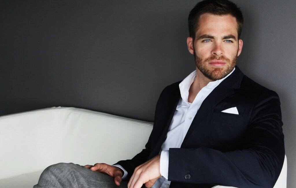 Chris Pine Wallpaper Attractive Body Language